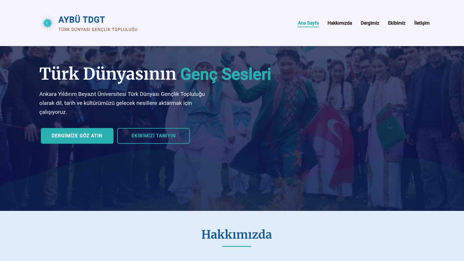 AYBU TDGT Website