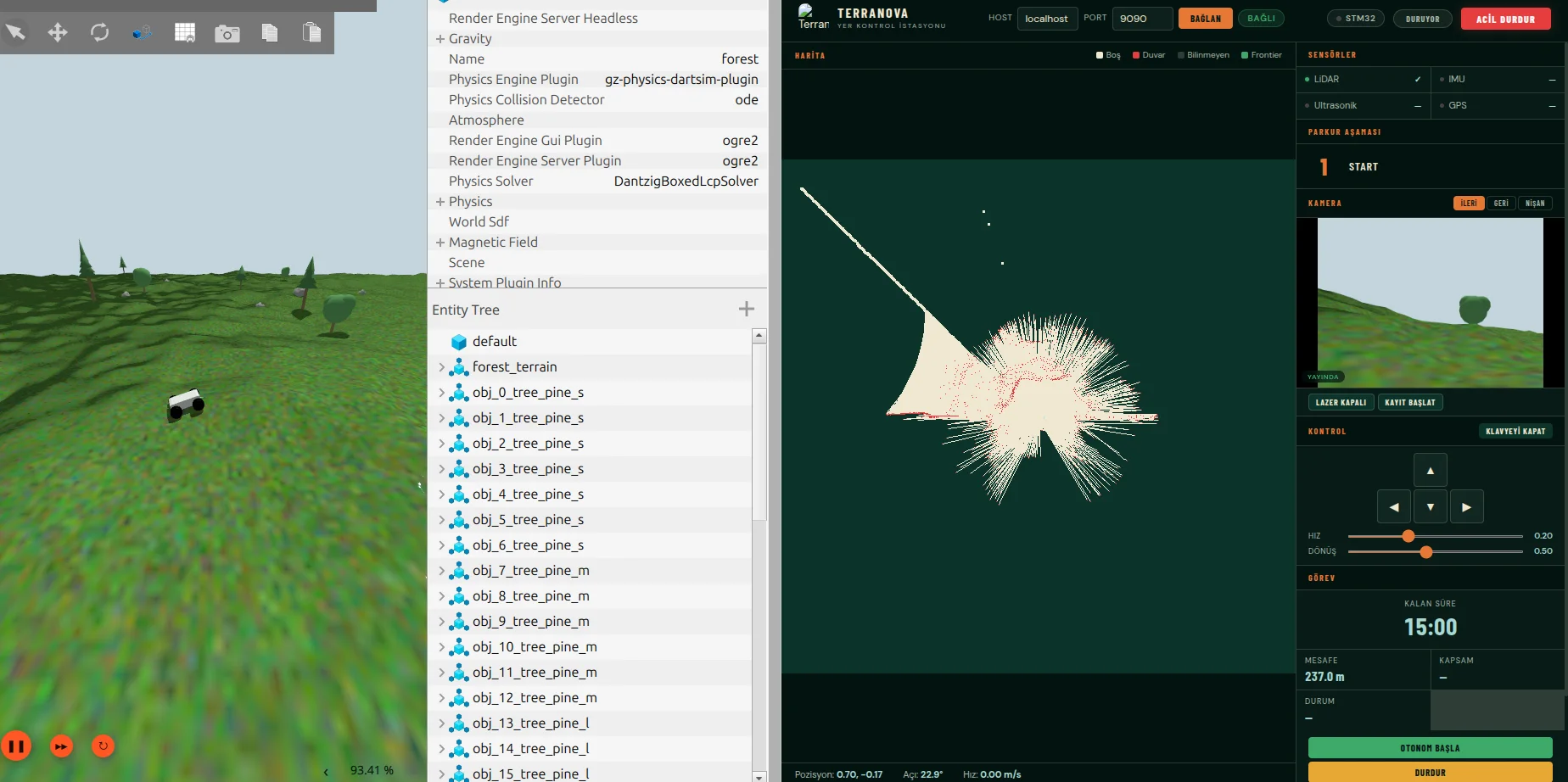 Terranova simulation view one
